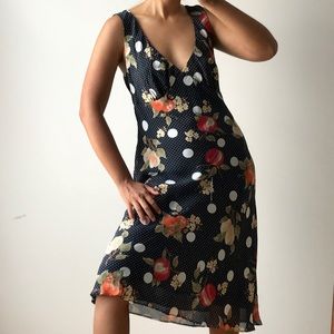90s Amazing Fruit & Polka Dot Dress